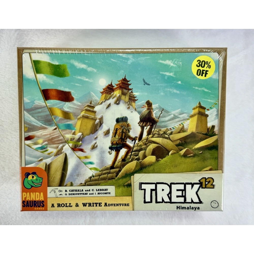 Trek 12 Himalaya Board Game Pandasaurus Games Roll & Write Dice Factory Sealed